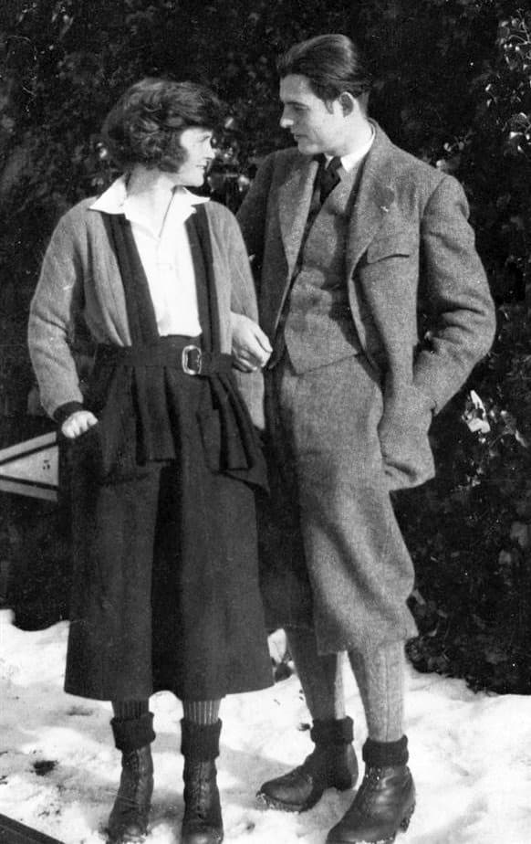 Ernest and Hadley Hemingway in 1922