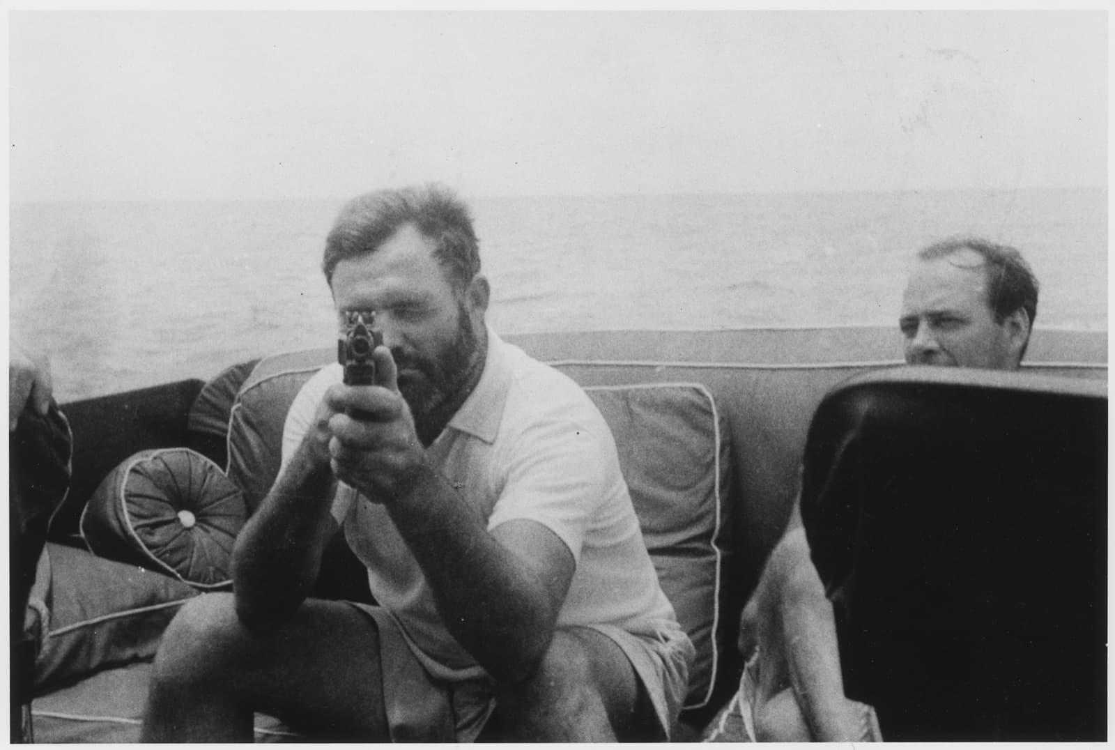Ernest Hemingway aboard the Pilar, 1935