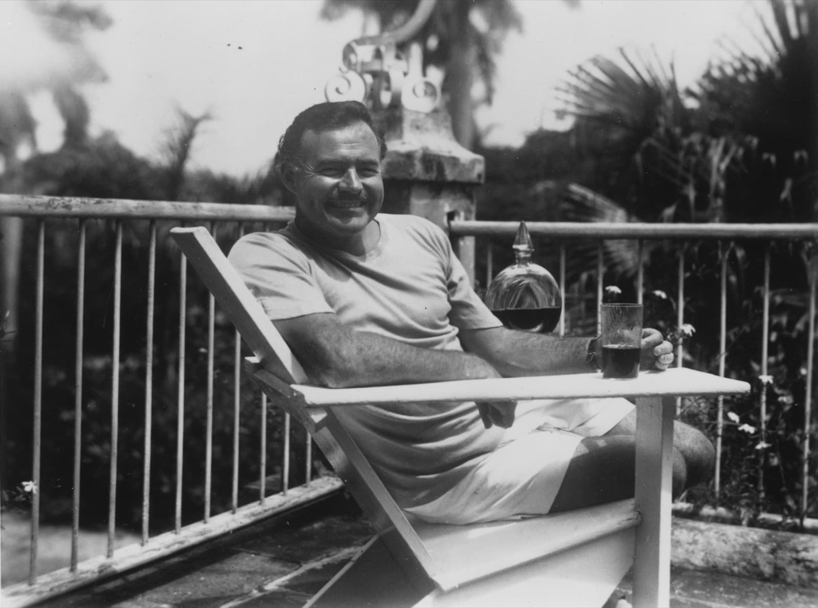 Ernest Hemingway at the Finca Vigía, Cuba, 1946