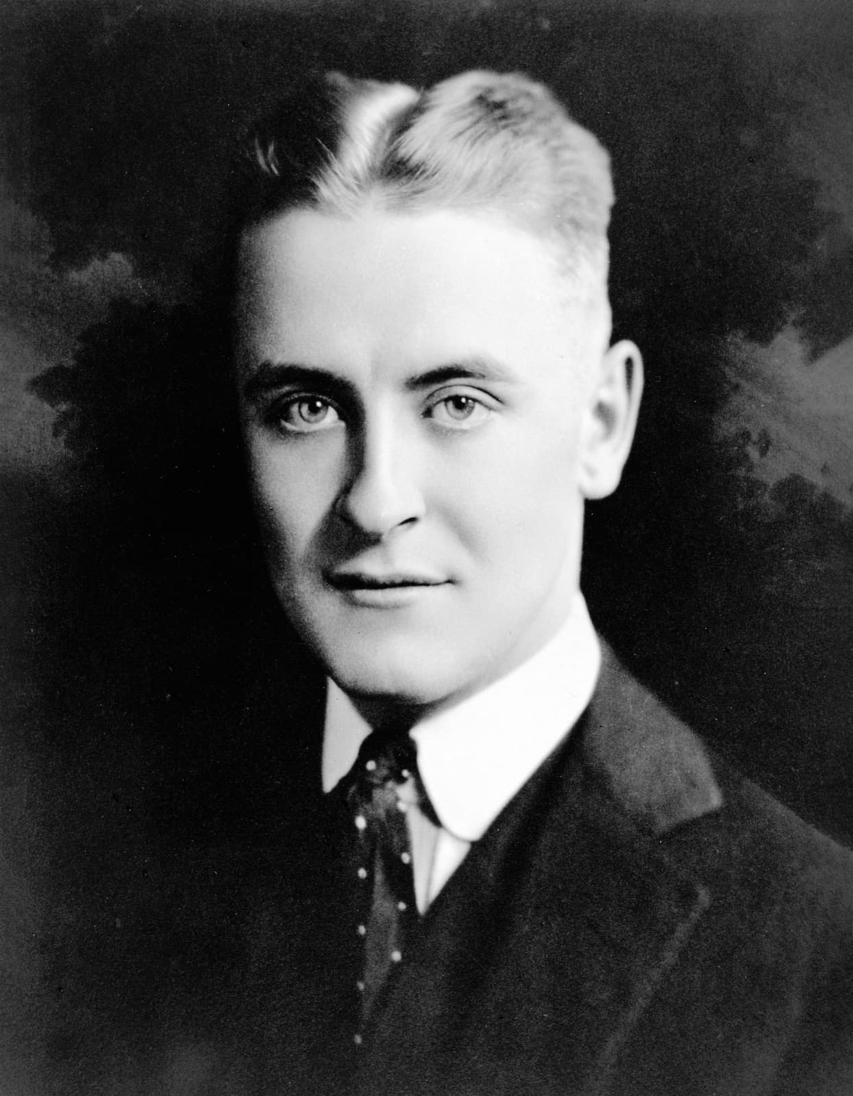 Publicity portrait of F. Scott Fitzgerald, circa 1920
