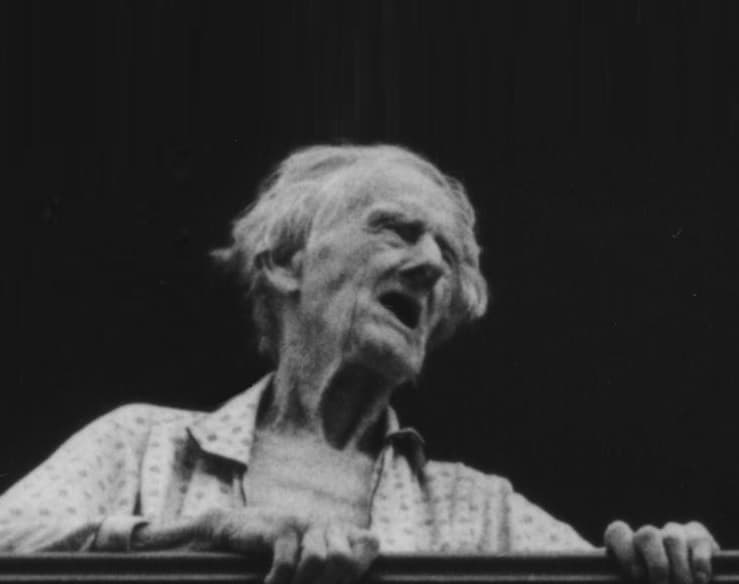 George Whitman at Shakespeare and Company on the rue de la Bûcherie, 2008.