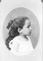 Gertrude Stein as a three-year-old child