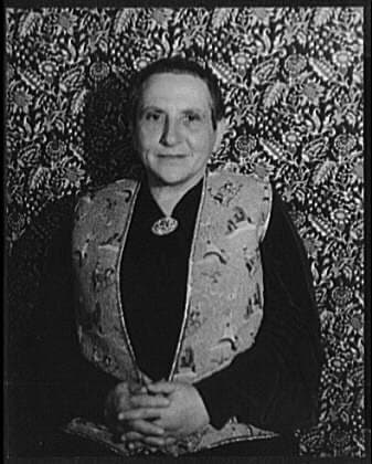 Portrait of Gertrude Stein by Carl Van Vechten, New York, 1934