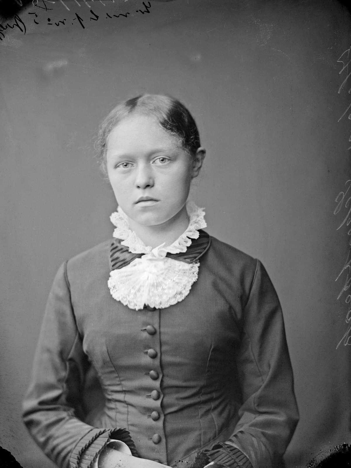 Young Helene Schjerfbeck photographed in 1880