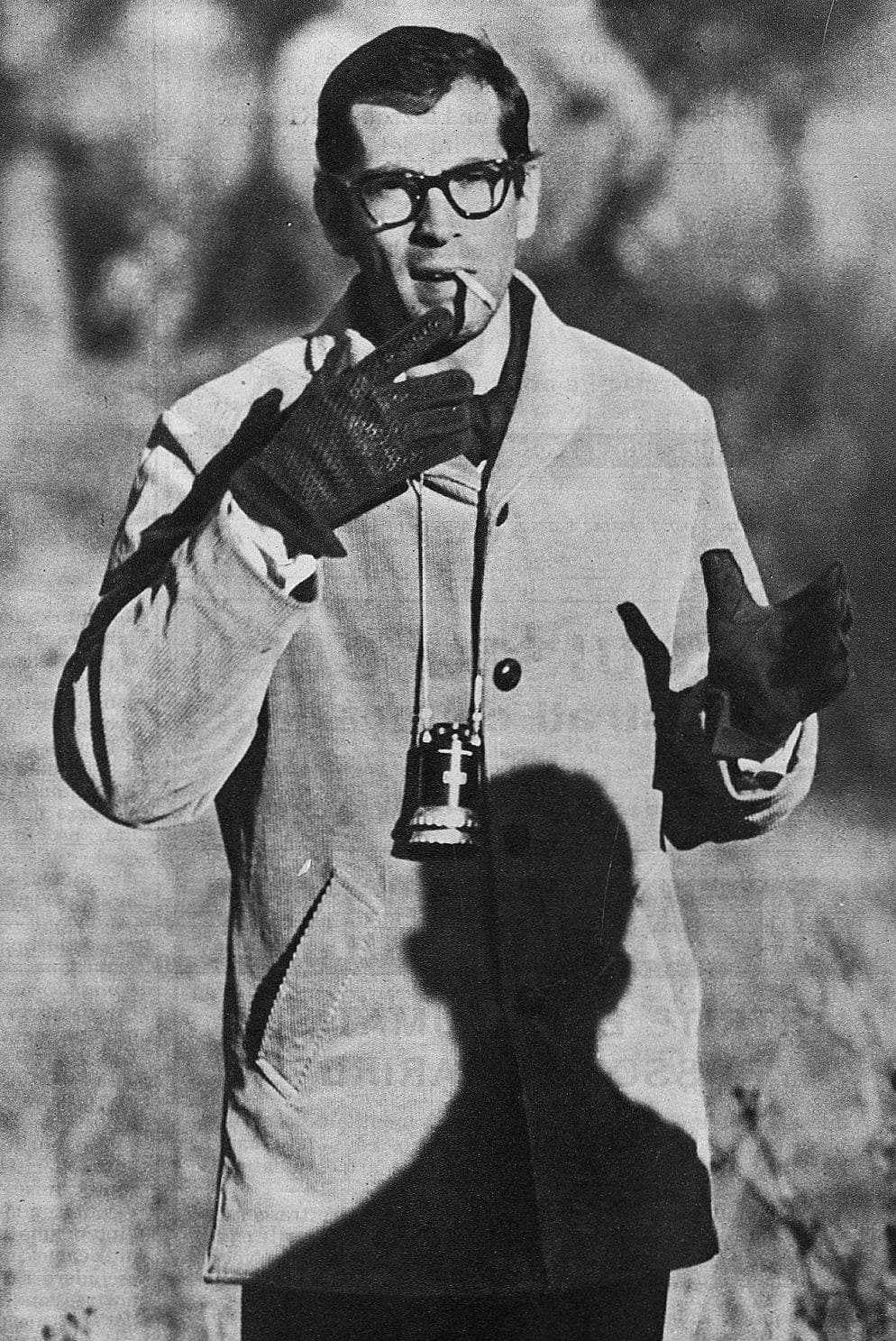 Roger Vadim in a dark jacket in 1959