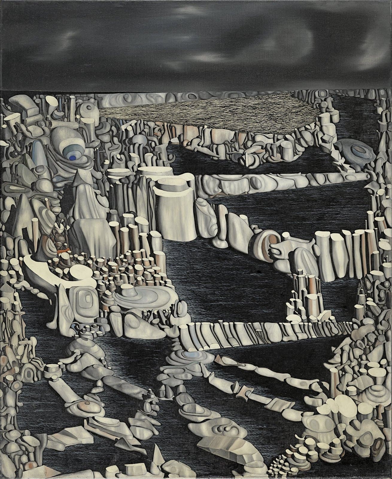 Yves Tanguy's 1954 painting Nombres imaginaires