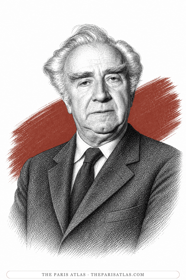 Illustrated portrait of Pitigrilli