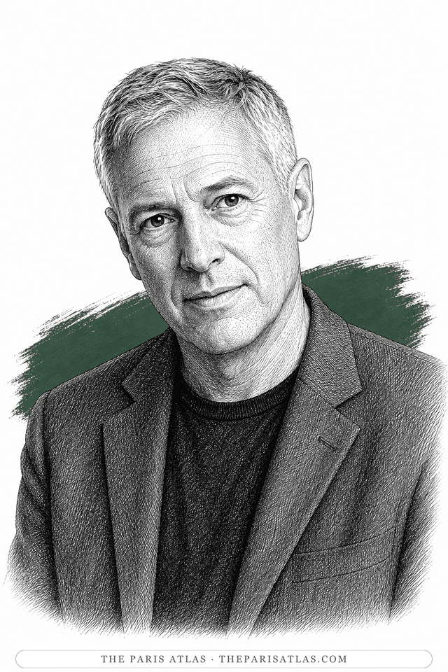 Illustrated portrait of Todd Strasser