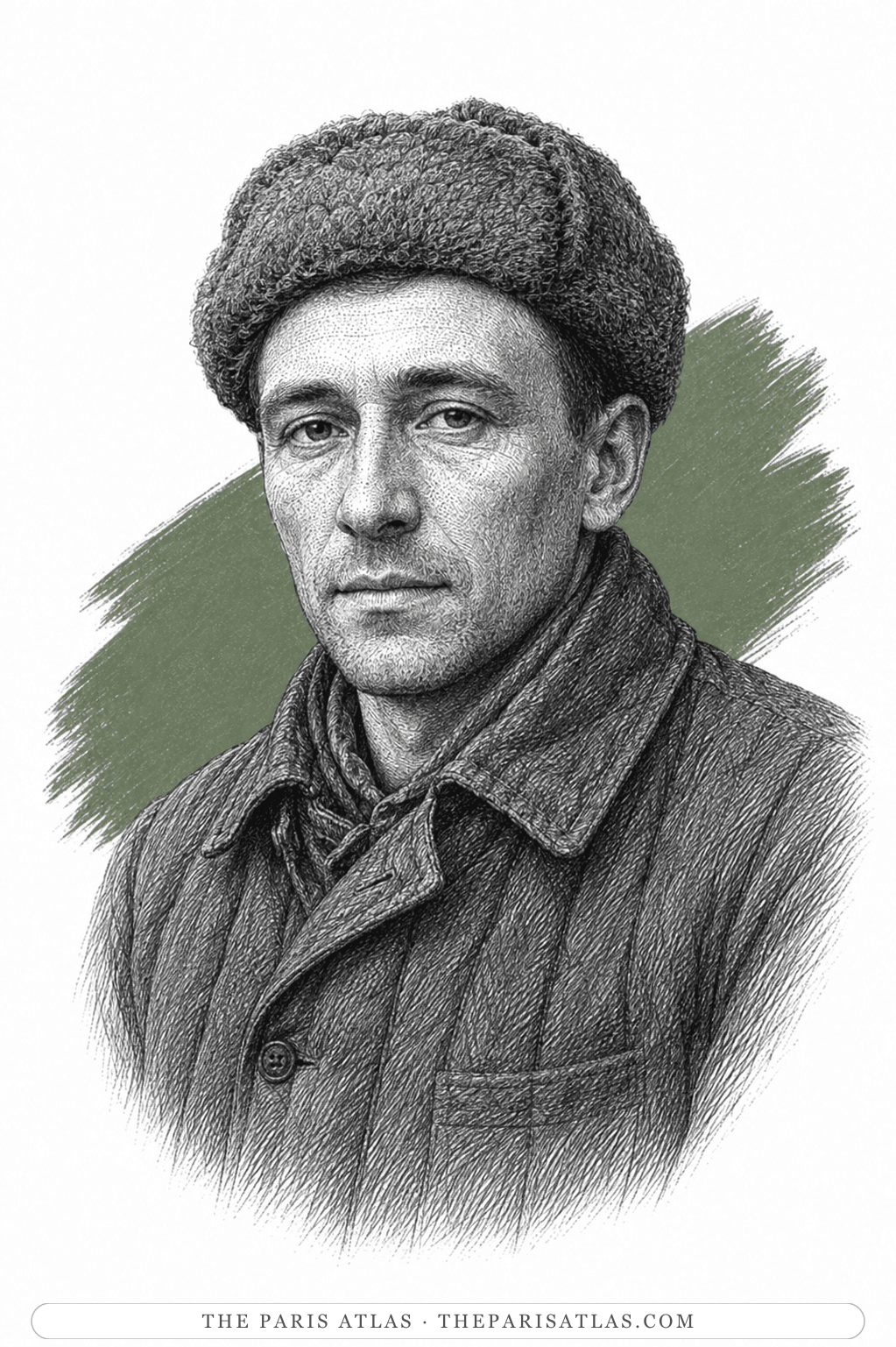 Illustrated portrait of Eino and Vaino, the Estonians