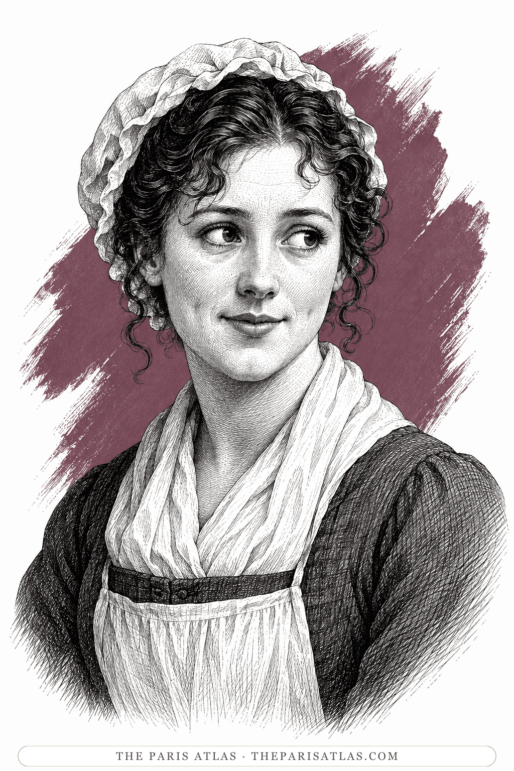 Illustrated portrait of Hetty Sorrel