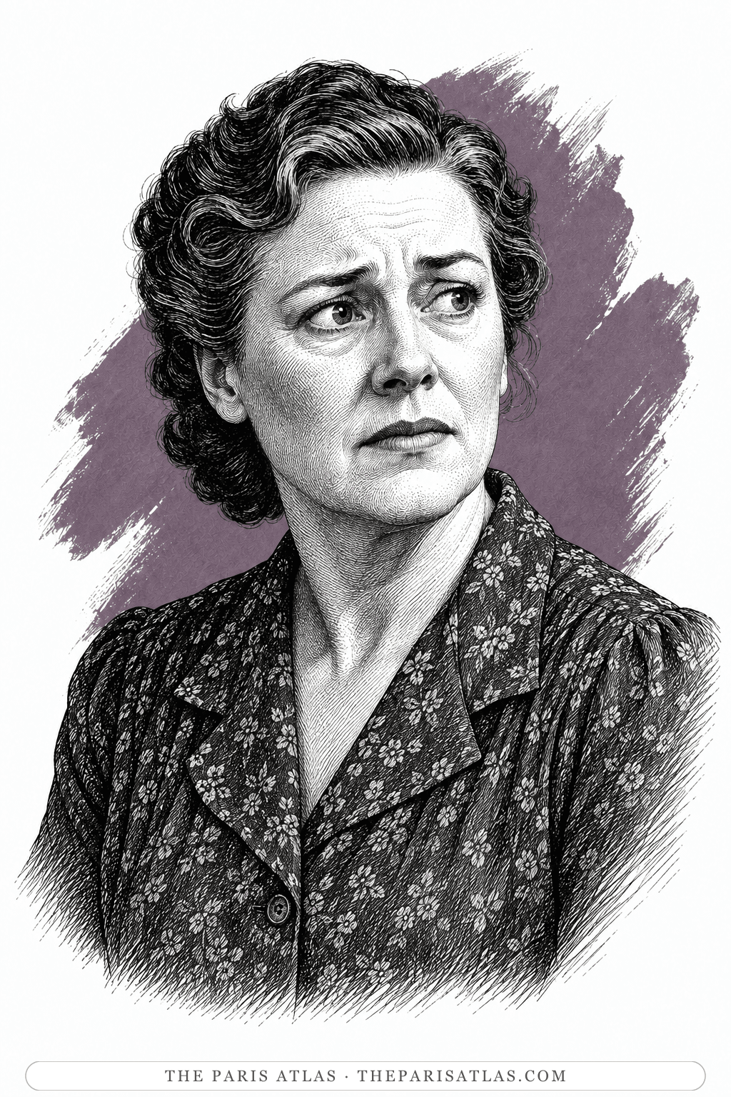 Illustrated portrait of Kate Keller