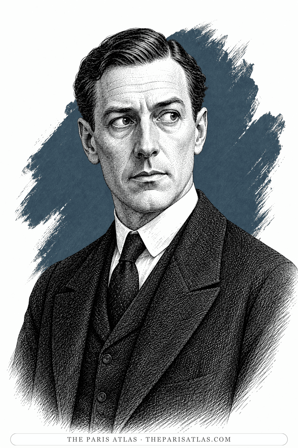 Illustrated portrait of Thomas Rogers