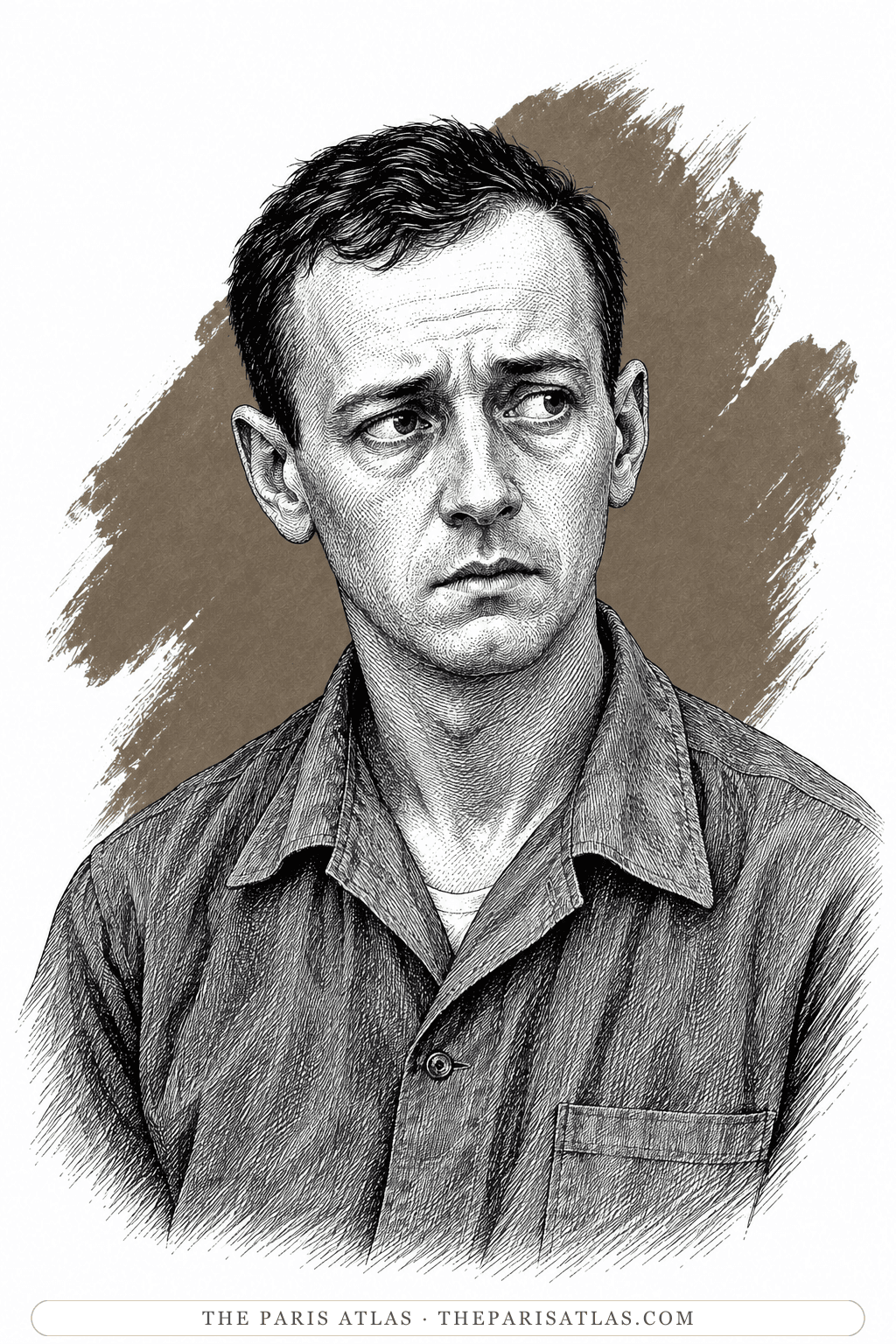 Illustrated portrait of Floyd Wells