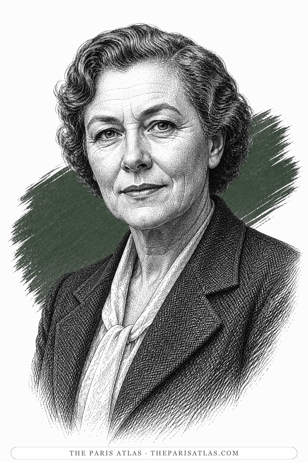 Illustrated portrait of Lorinda Pike