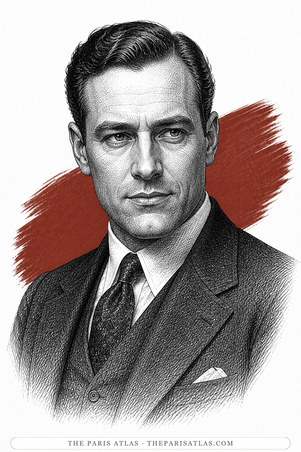Illustrated portrait of Philip Jessup