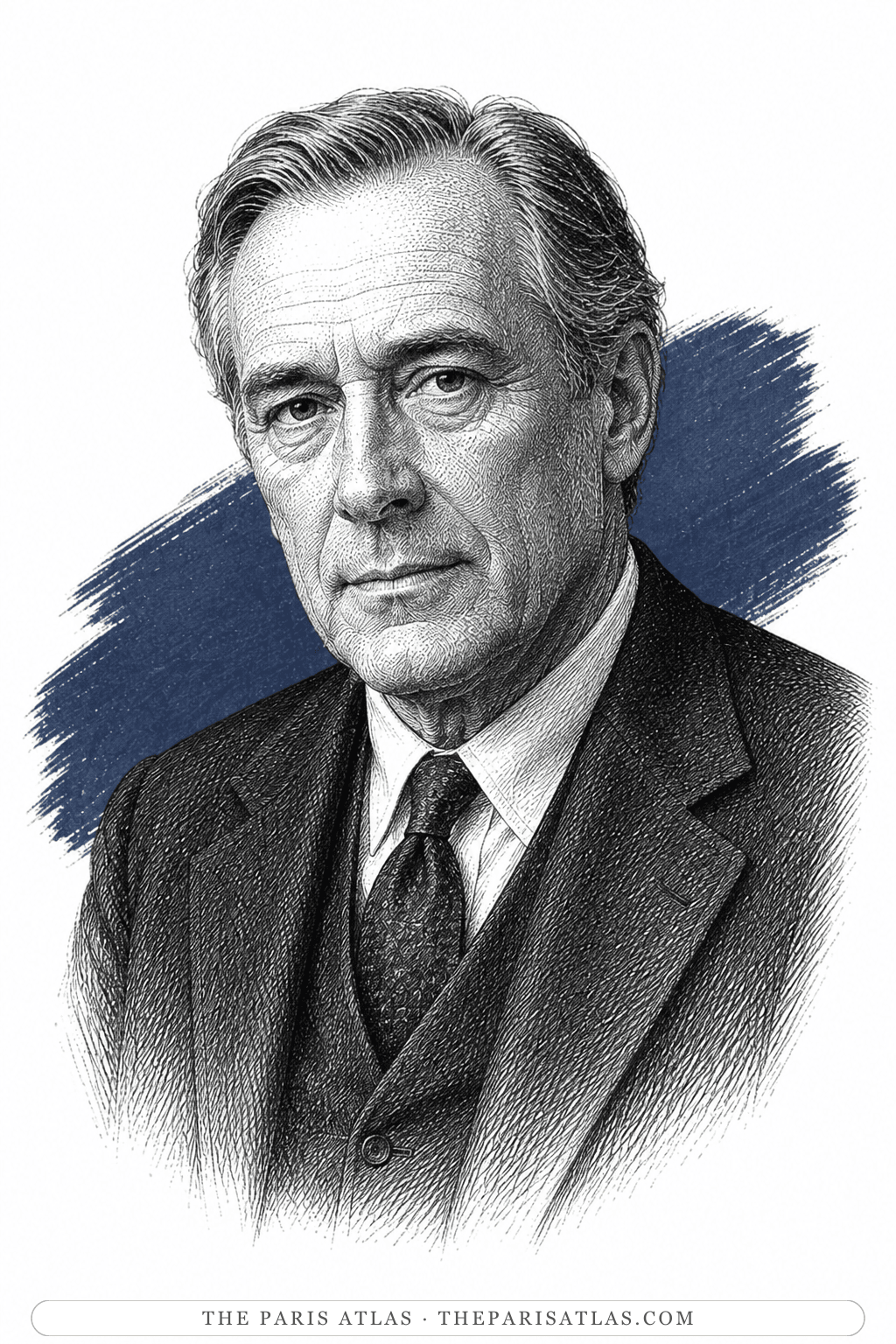 Illustrated portrait of Walt Trowbridge