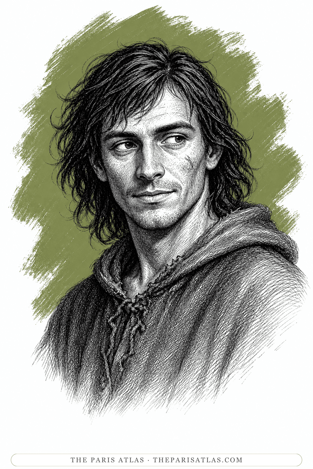 Illustrated portrait of Thibaut / Tébaut