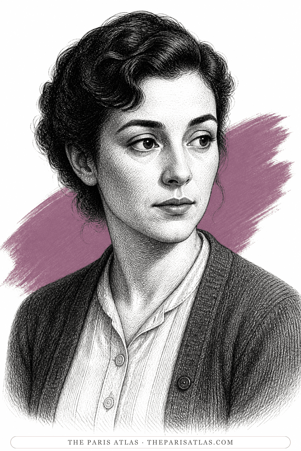 Illustrated portrait of Lucette / Lili