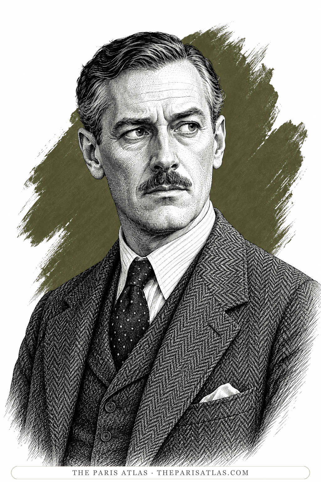 Illustrated portrait of Colonel Arbuthnot