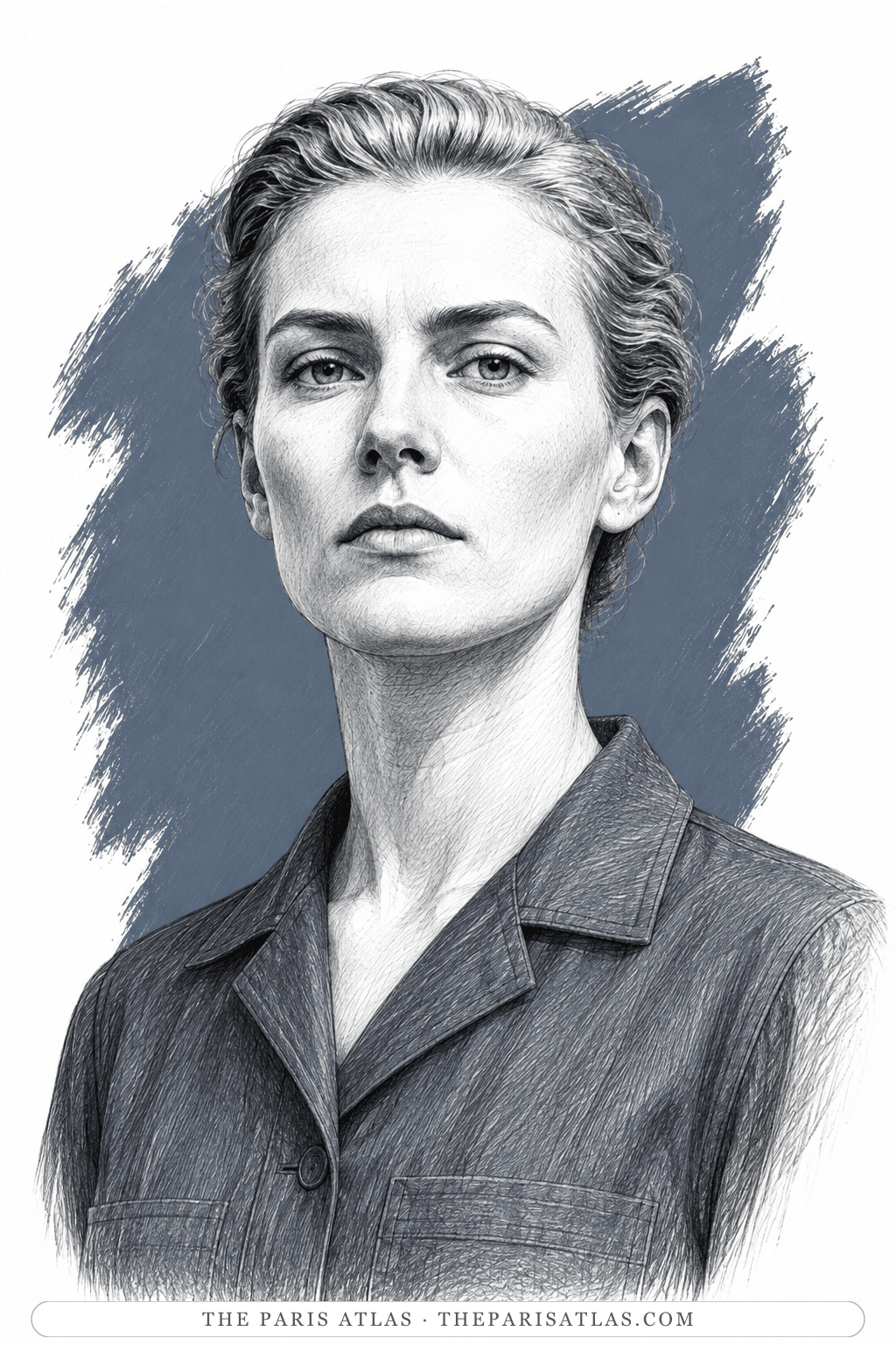 Illustrated portrait of Katharine
