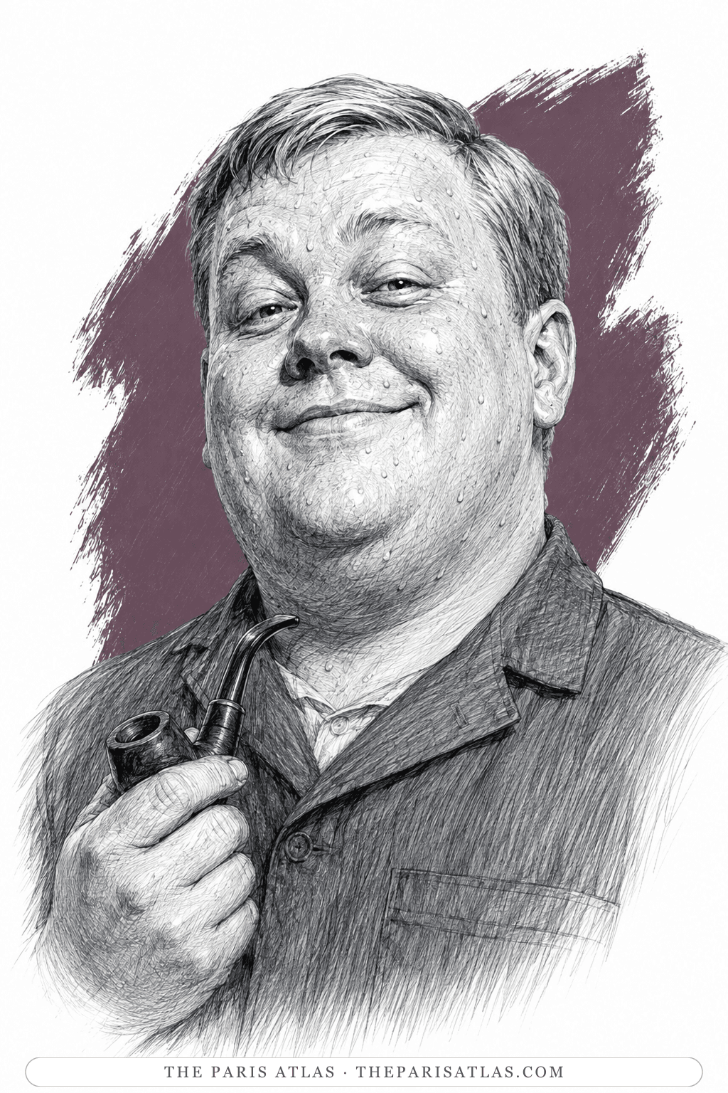 Illustrated portrait of Tom Parsons