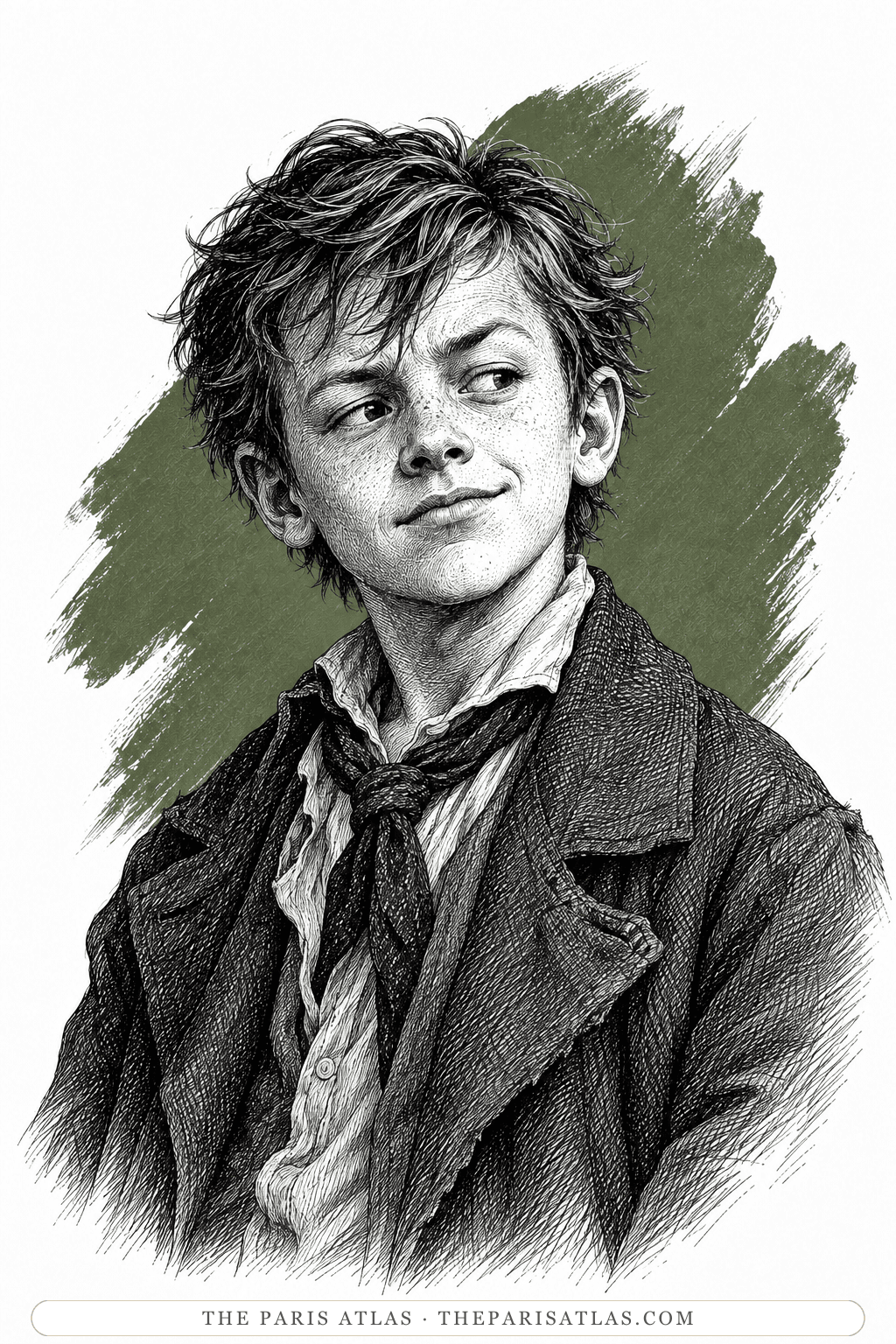 Illustrated portrait of The Artful Dodger