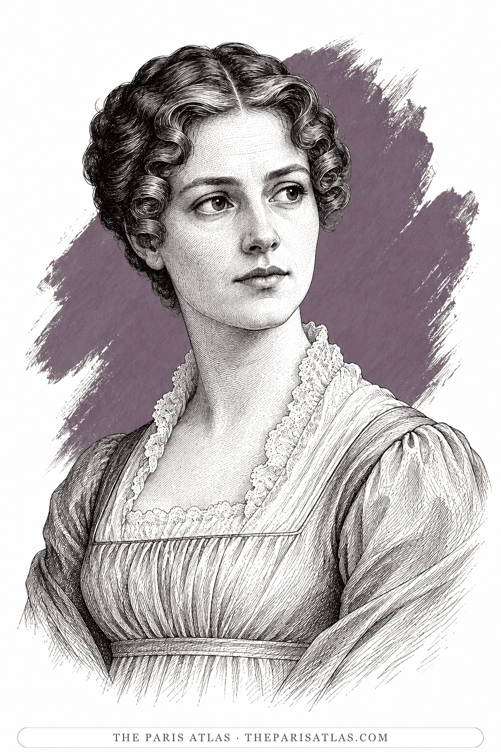 Illustrated portrait of Nancy Lammeter