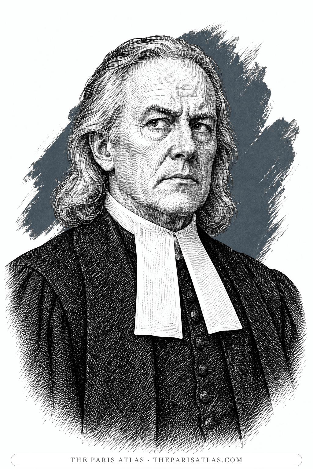 Illustrated portrait of Deputy Governor Danforth