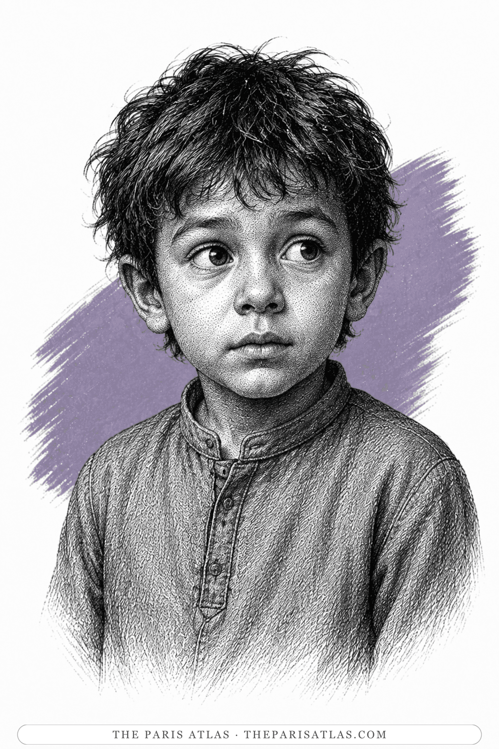 Illustrated portrait of Gibesh