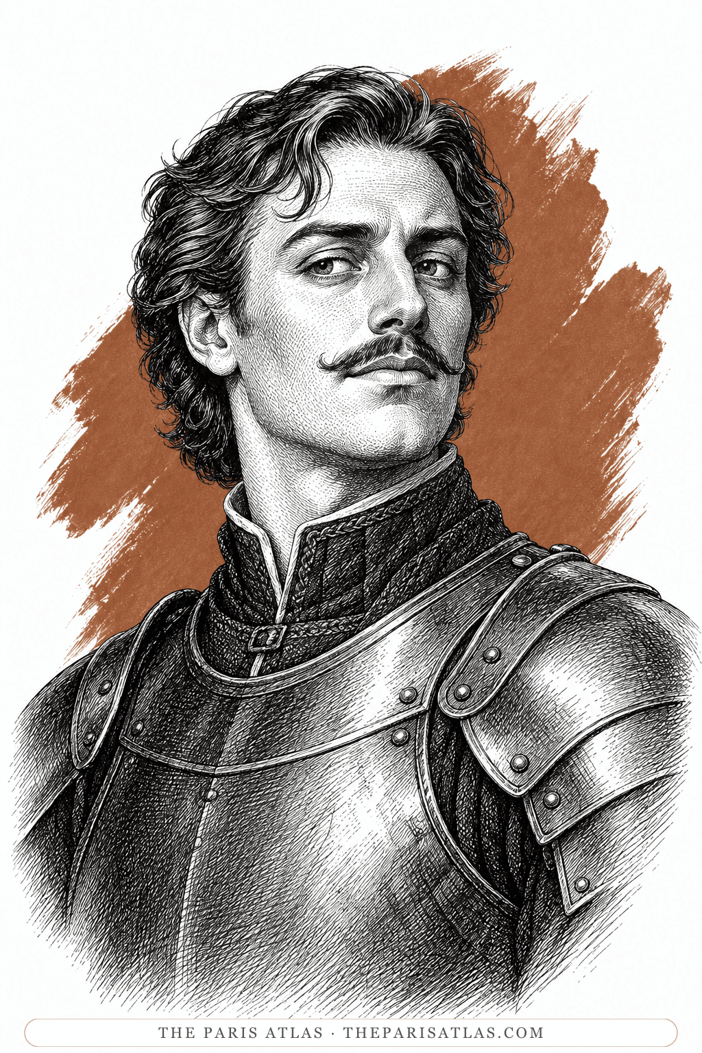 Illustrated portrait of Phoebus de Châteaupers