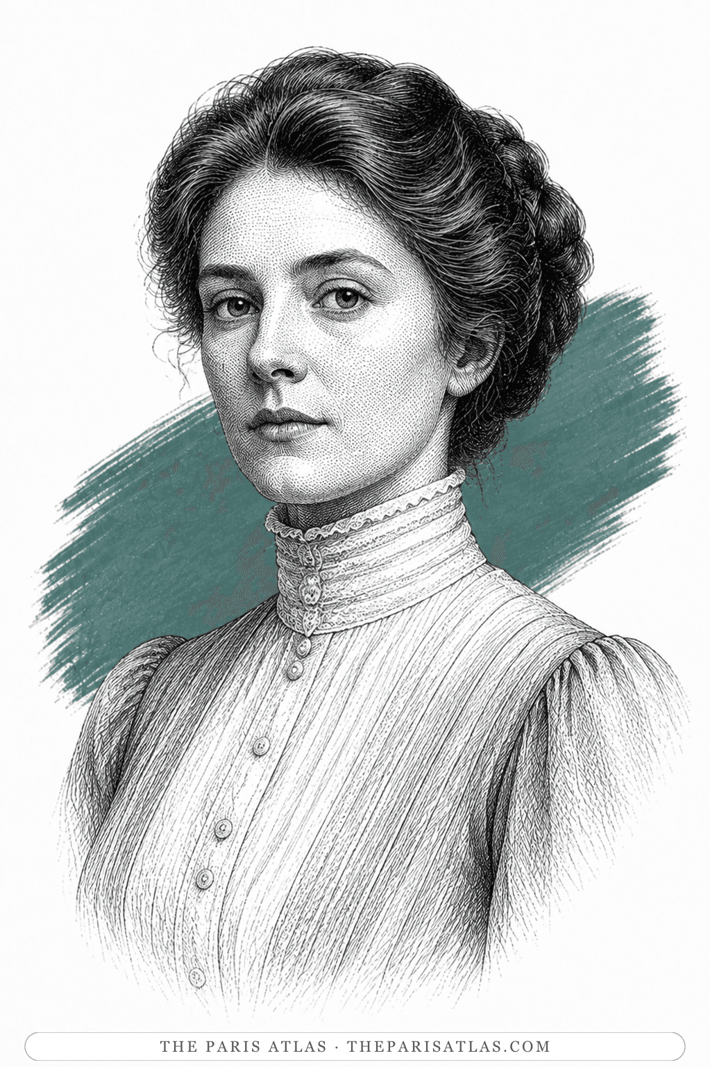 Illustrated portrait of Avis Everhard