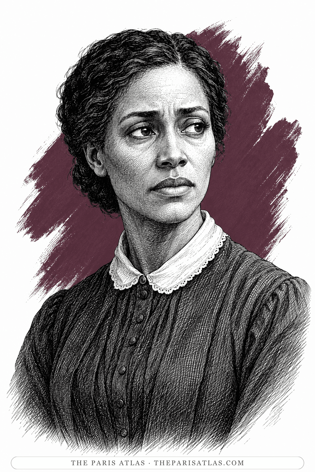 Illustrated portrait of Cassy