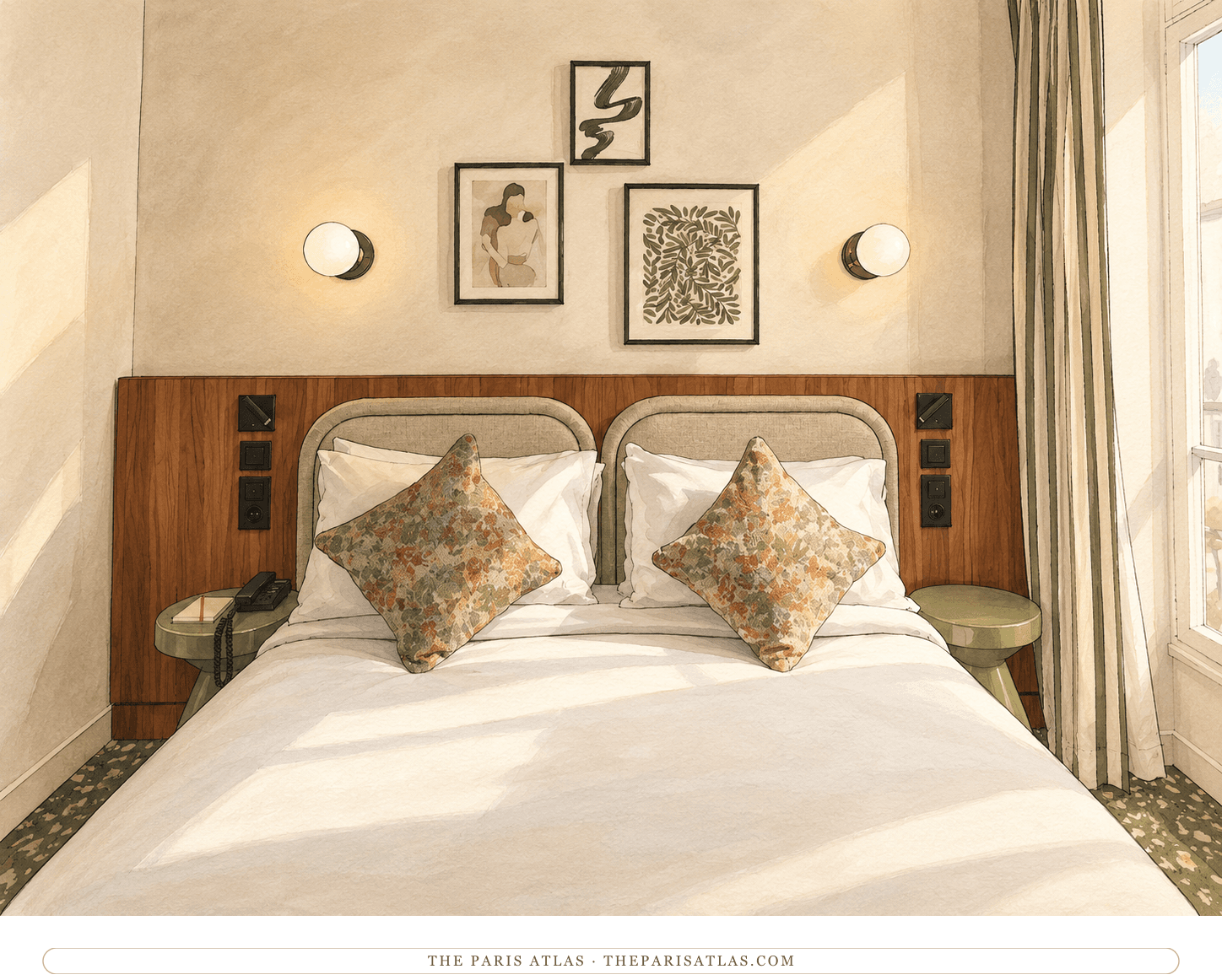 A room at Hôtel Salvia — illustration.